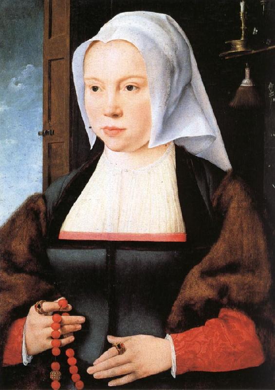 Joos van cleve Portrait of a Woman oil painting image